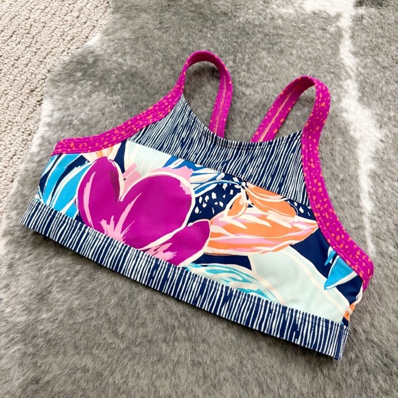 Athleta Girl Paradise Splash Bikini Top Large - Picture 3 of 10